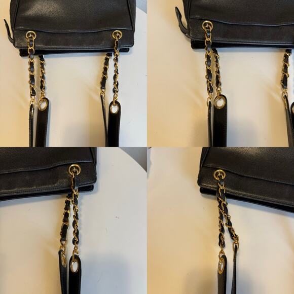 💎✨IT GIRL✨💎 Authentic CHANEL Caviar Shoulder Bag Black Gold Hardware - Picture 6 of 11